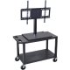 Luxor ET25E-B or ET25CE-B Mobile Cart w/ Universal LCD TV Mount