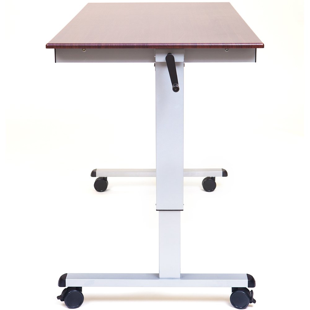 Luxor STANDUP-CF60-DW 60" Crank Adjustable Stand Up Desk