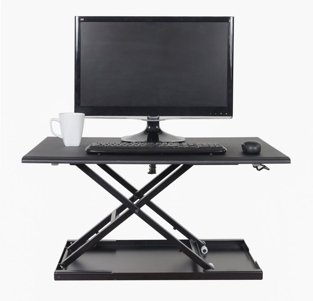 Buy Luxor Two-Level Pneumatic Standing Desk Converters