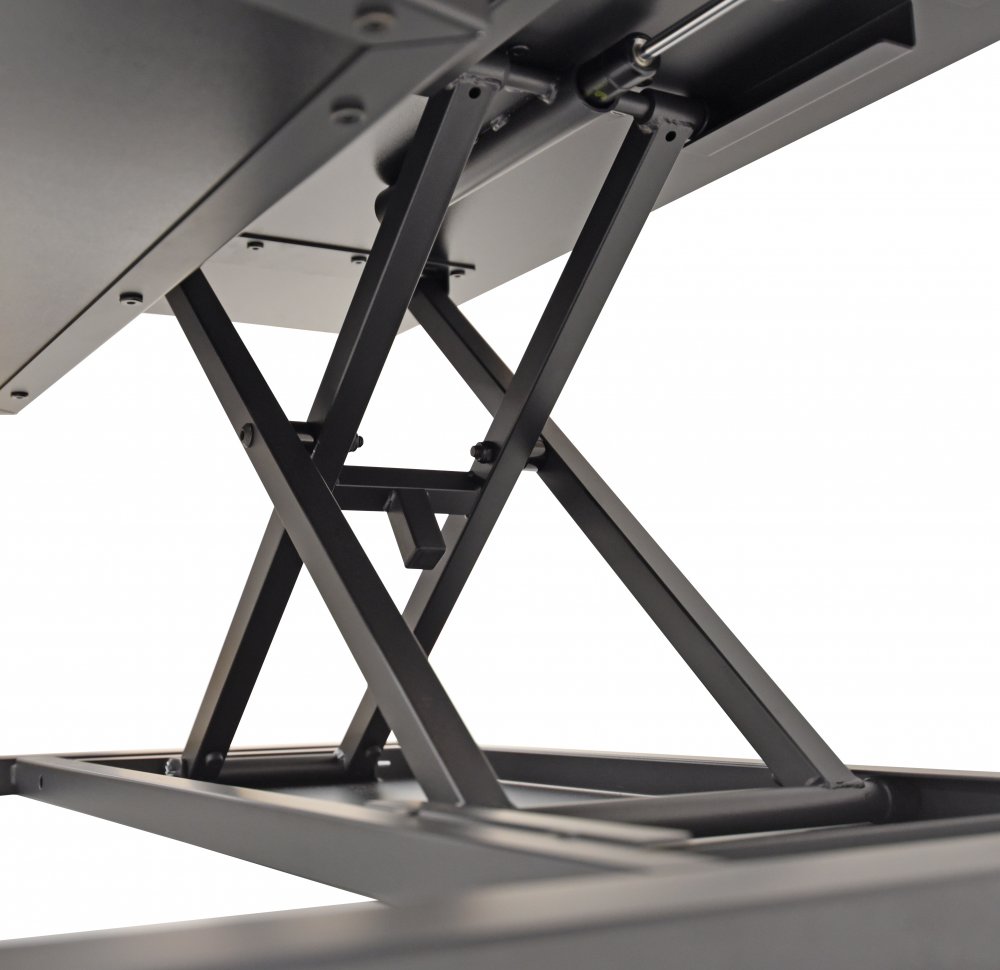 Luxor CVTR-PRO-XX Two-Tier Pneumatic Standing Desk Converter 