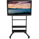 Luxor WFP200-B Universal LCD TV Stand with Two Shelves