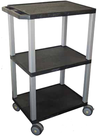 Luxor MRIWT42 Non-Magnetic Cart with MRI Non-Magnetic Casters