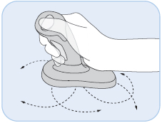 3M Office EM500GP Wired Optical Ergonomic Mouse reduces muscle strain