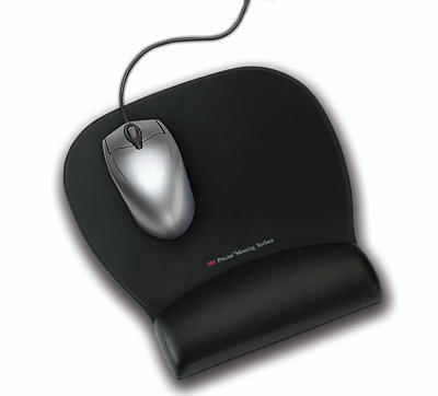 3M MW311LE Precise Ergonomic Mouse Pad Surface With Gel Wrist Rest