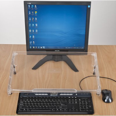 MicroDesk Step Inline Writing Platform for Use on Keyboard Tray or Split Level Desks