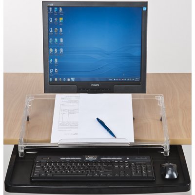 MicroDesk Step Inline Writing Platform for Use on Keyboard Tray or Split Level Desks