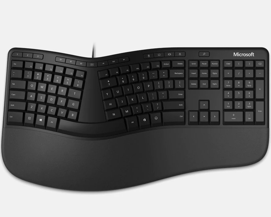 Microsoft LXN-00001 Ergonomic Keyboard