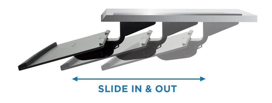 MOUNT-IT! MI-7138 Adjustable Under Desk Keyboard Tray