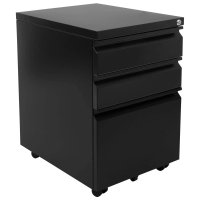 MOUNT-IT! MI-941 Mobile File Cabinet with 3 Drawers