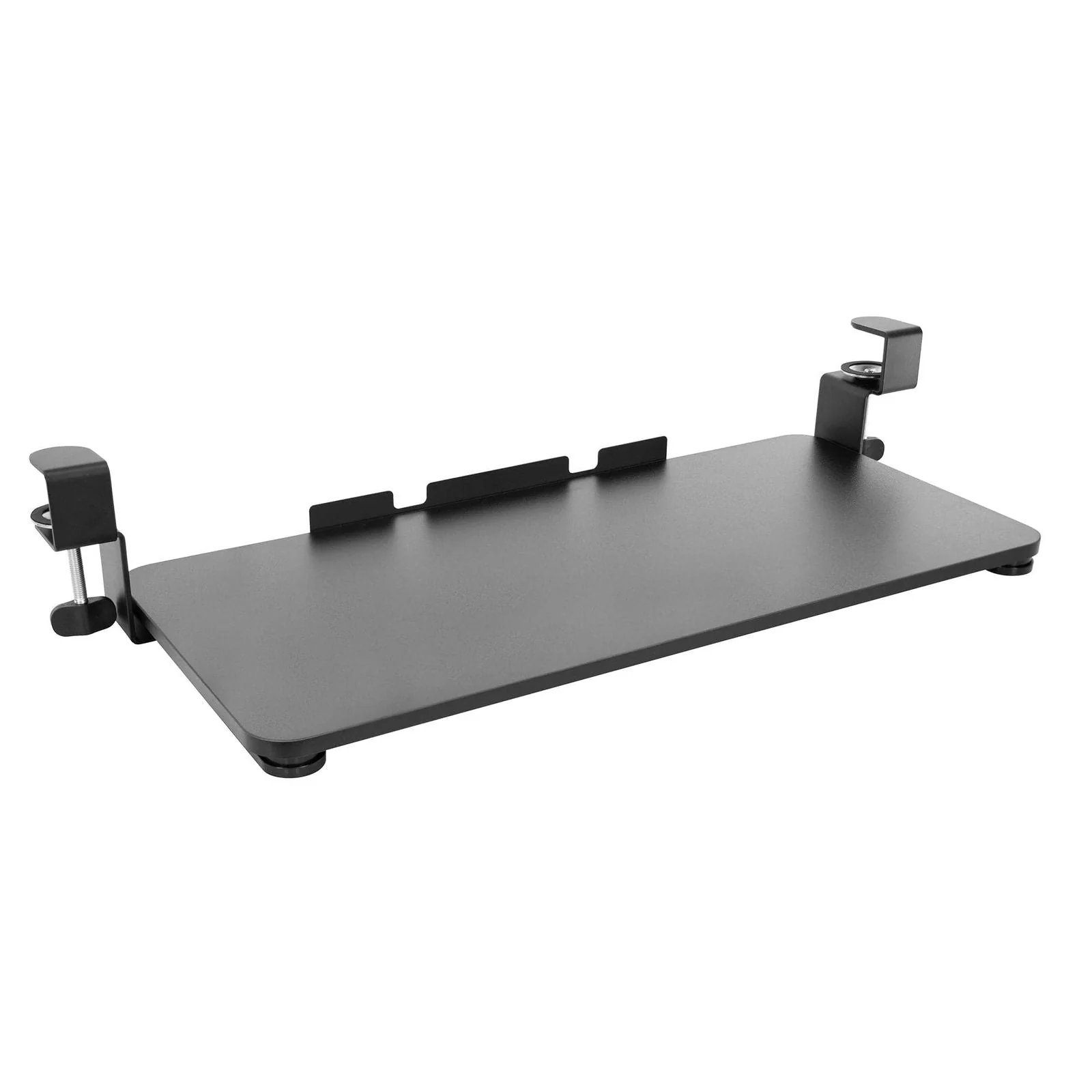 MOUNT-IT! Clamp-On Adjustable Keyboard and Mouse Tray - MI-7147