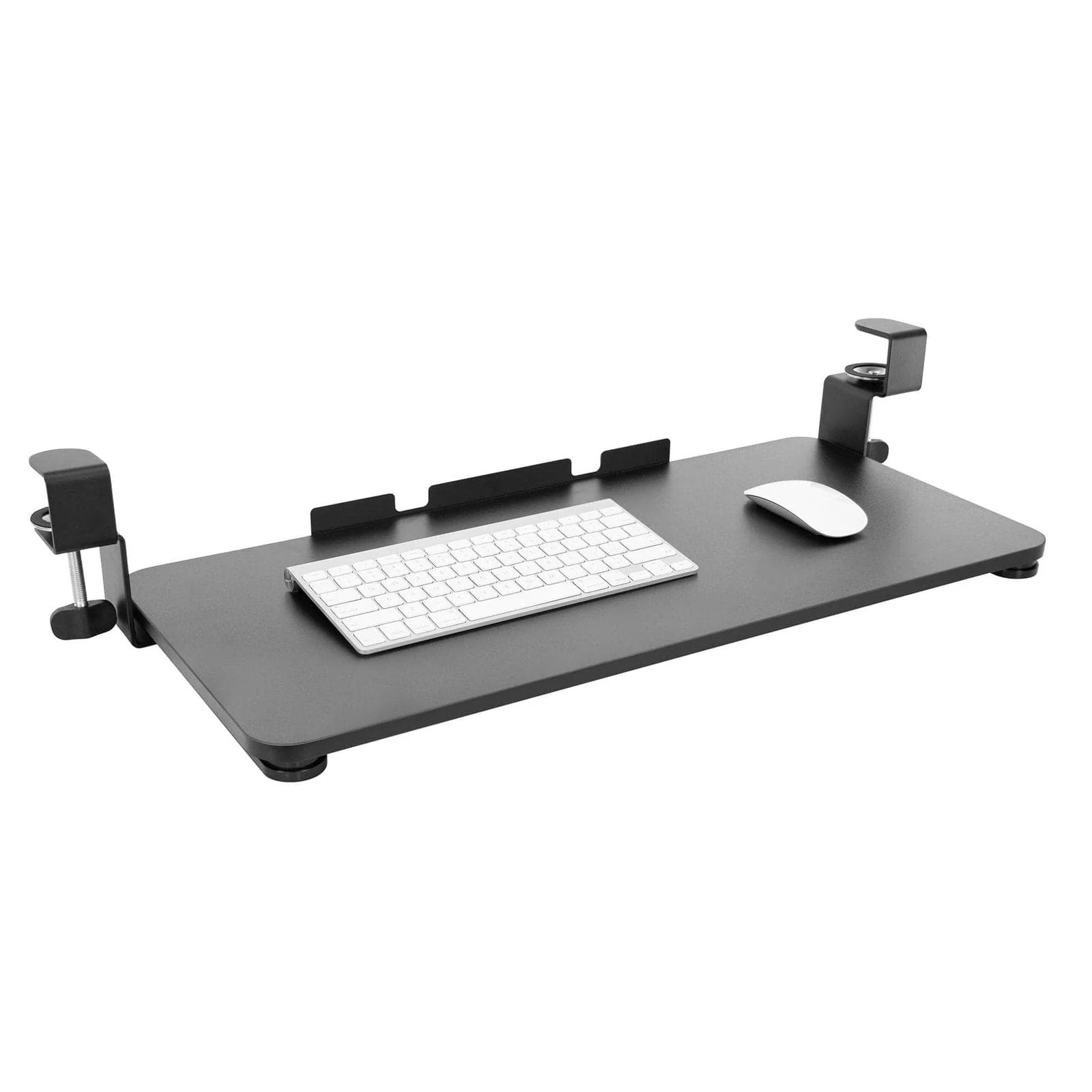 MOUNT-IT! Clamp-On Adjustable Keyboard and Mouse Tray - MI-7147