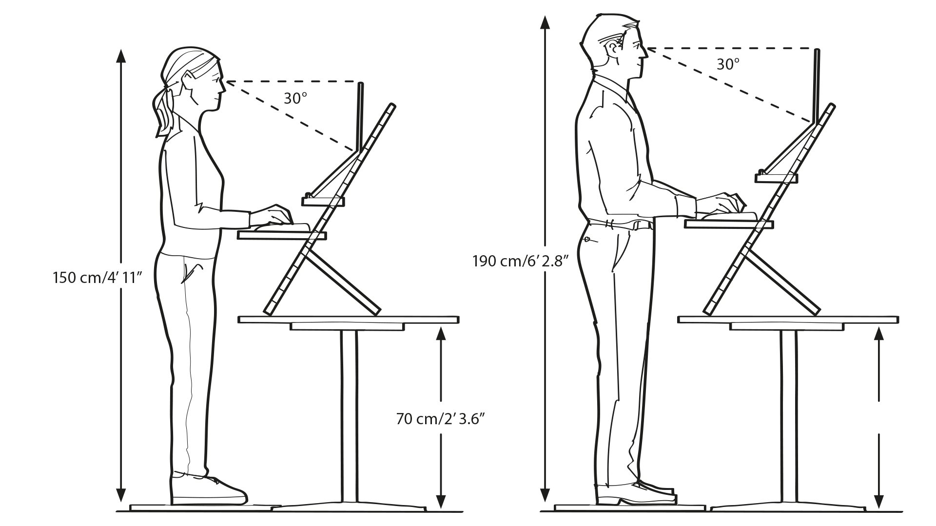 Designed for laptops and tablets with a max screen size of 17", and a max load of 7 kg (15 lb)