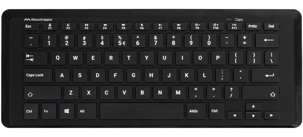 Mousetrapper TB412 Type Mini Sleek Ergonomic Keyboard