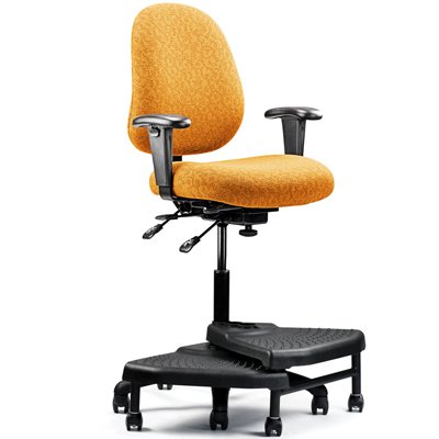 Neutral Posture Sahara Chair with Mid Back, Medium Seat, 3 inch Adjustable Arms, Multi-tilt, 10