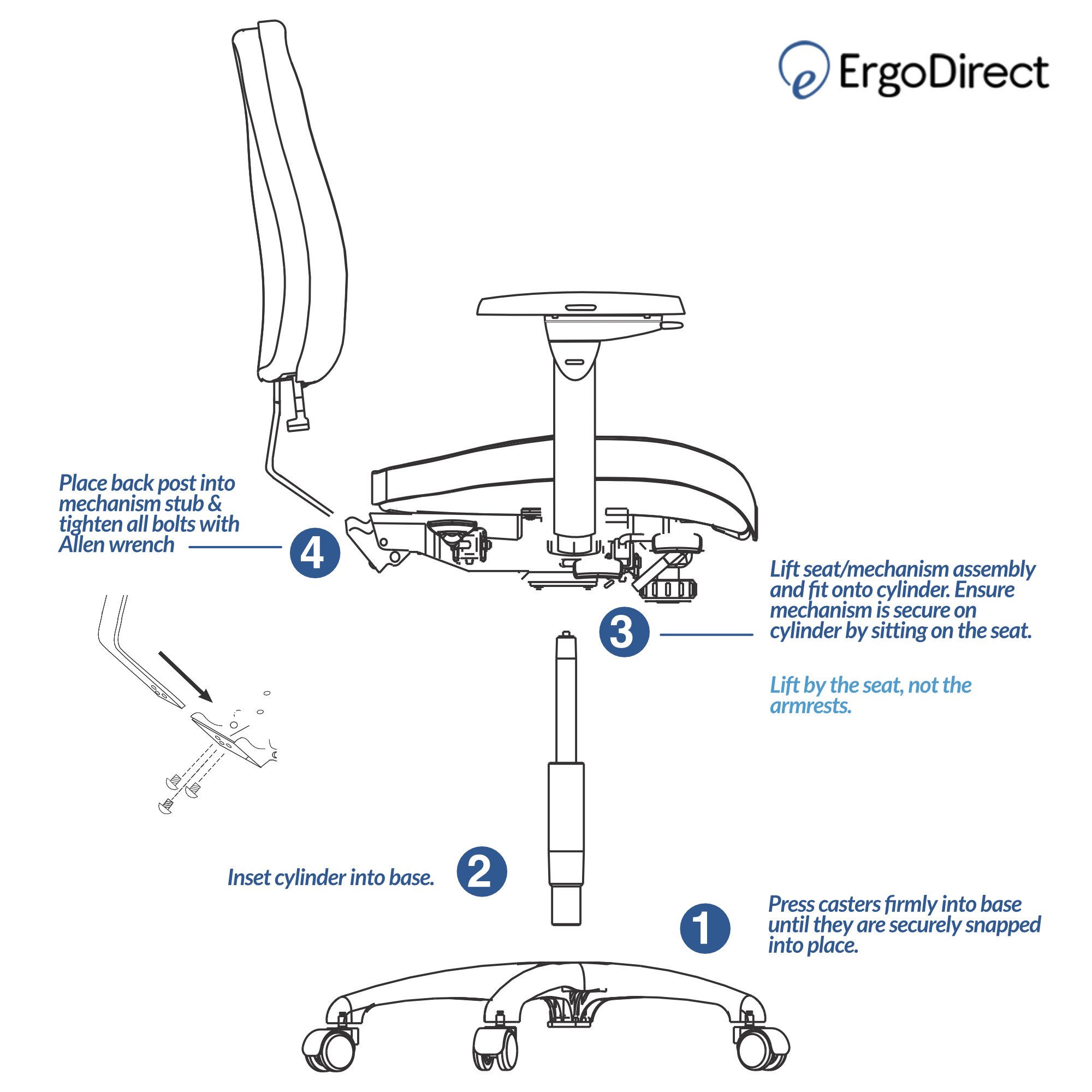 Neutral Posture Chair Assembly	