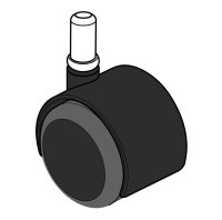 Office Master 50R (OM Seating) 50mm Reverse Braking Casters (5 per set)