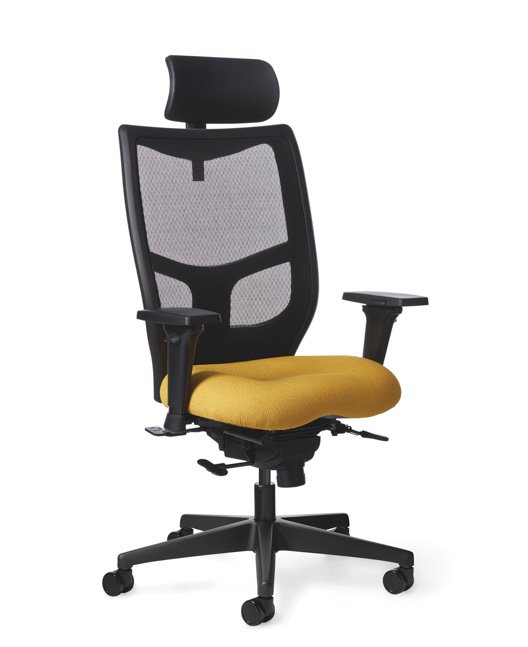 Side View of Office Master YES YS79 High Back Chair with Headrest
