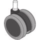 Office Master 65MS (OM Seating) 65mm Dual Colored Soft Casters (5 per set)