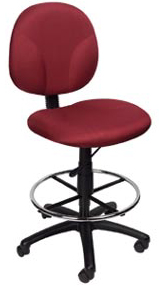 Boss B1690 Height Adjustable Tall High Chair and Drafting Stool