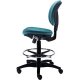 Office Master GL63EZ Glenworth Multi Task and User Friendly Low Back Ergonomic Stool with Footring