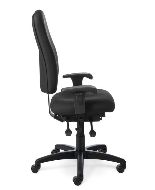 Side View - Office Master IU58 Ergonomic 24- Seven Intensive Use Task Chair