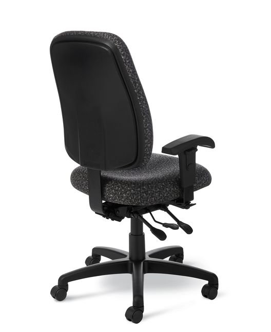 Back View - Office Master IU76 Intensive Use 24-Seven Series Office Chair