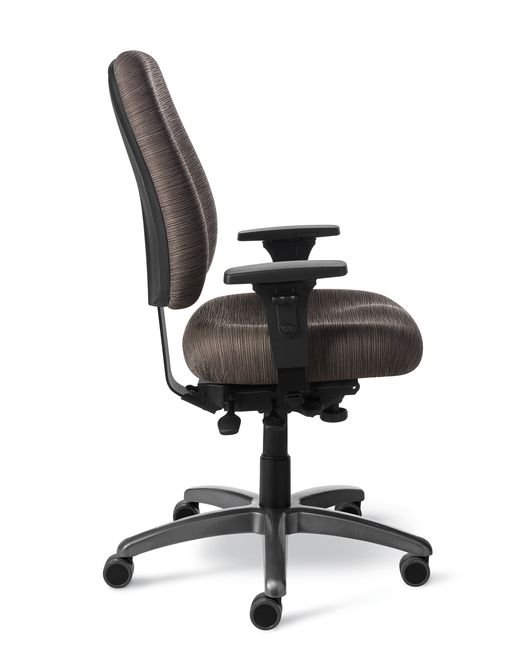 Side View - Office Master IU76HD Intensive Use Heavy Duty Ergonomic Task Chair