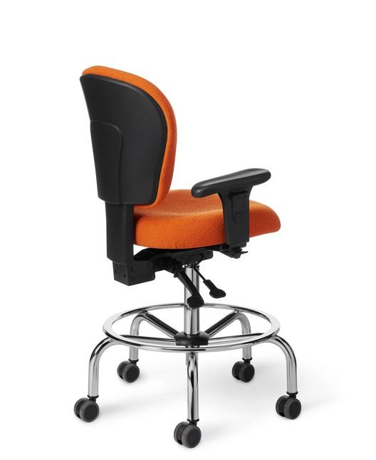 Back View - CL53 Ergonomic Lab Stool by Office Master