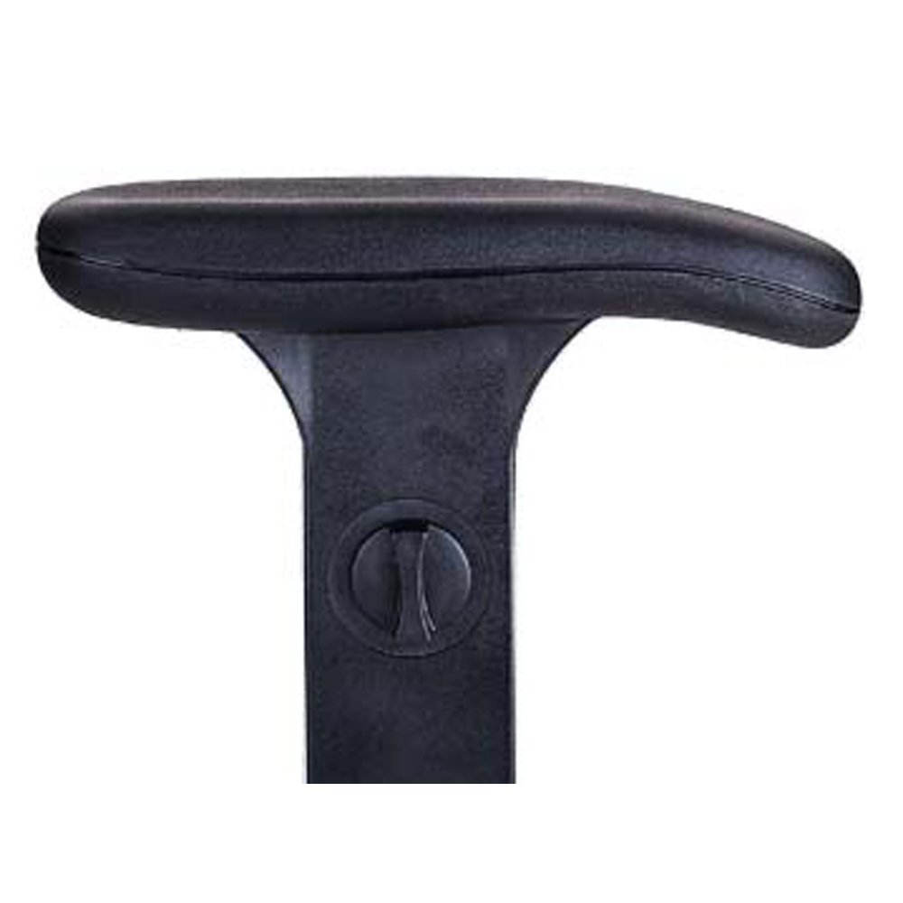 Office Master KR-21 Height Adjustable (2.25") Turn-knob T Arms with Armpads