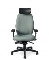 Office Master 7897 Paramount Extra Tall Back Multi Function Chair with Headrest