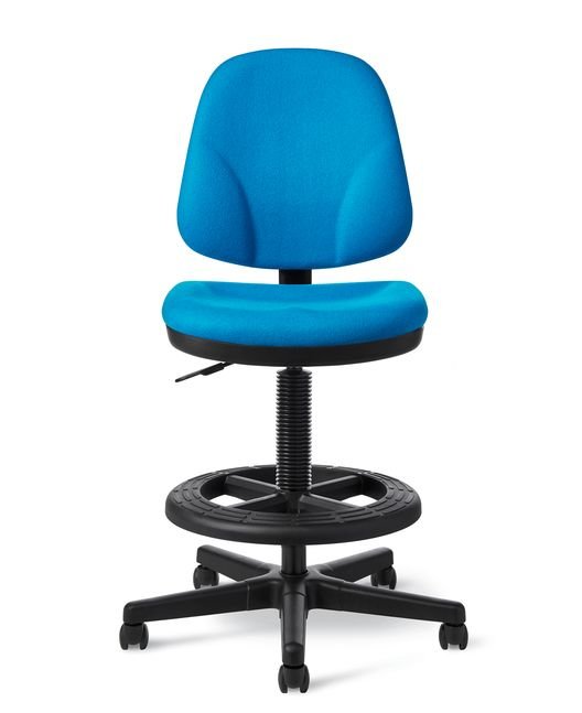 Office Master BC47 BC Series Ergonomic Task Stool with Footring