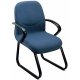 Office Master 9101S Pacific Ergonomic Sled Based Side Chair