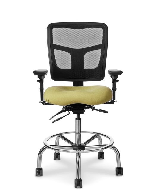 Office Master YS73 YES Series Mesh Back Task Stool with Footring
