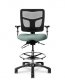 Office Master YS75 YES Series Mesh Back High Stool with Footring