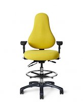 Office Master DB56 (OM Seating) Discovery Back Adjustable Foot Ring Stool