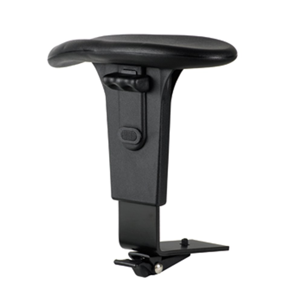Office Master KR-200M (OM Seating) Height (2.75") and Width Adjustable T Arms with Memosoft Armpads