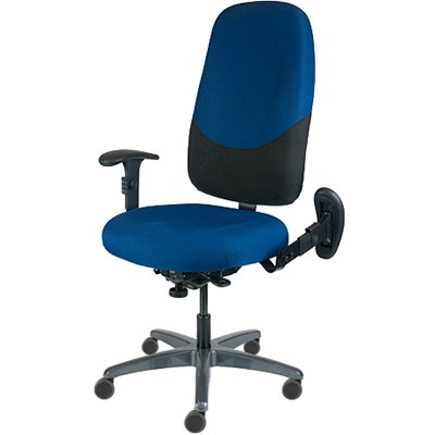 IU79PD Large Intensive Use Ergonomic Chair with One Collapsed Arm
