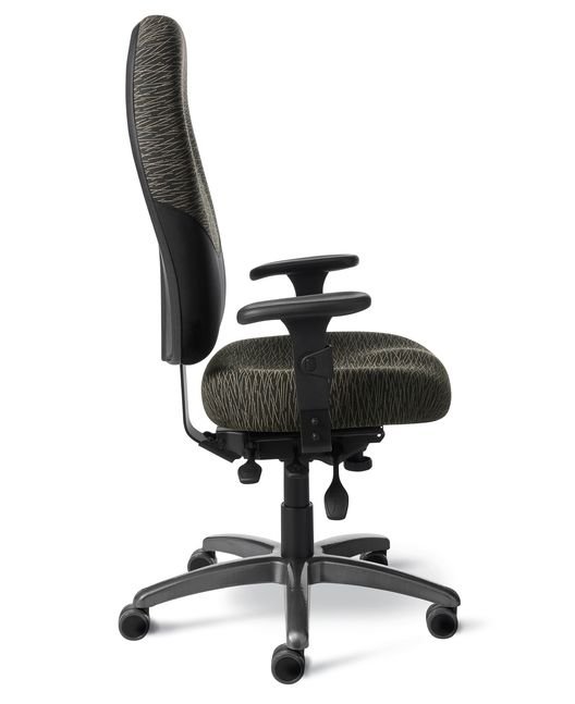 Side View - Office Master IU79PD Heavy Duty Intensive Use Ergonomic Chair