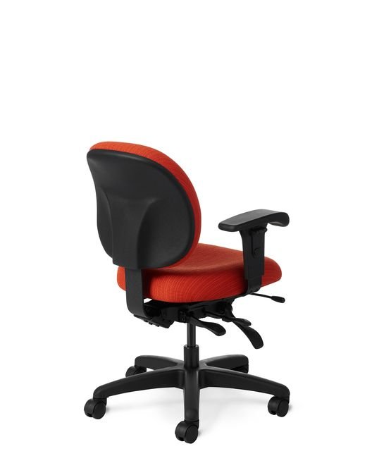 Back View - Office Master PT62 Ergonomic Task Chair