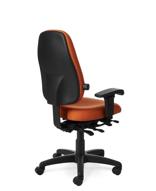 Back View - Office Master PT69 Ergonomic Task Chair