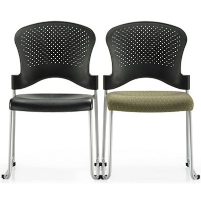 Office Master ST200C Stackable Ergonomic Reception Room Side Guest Chair