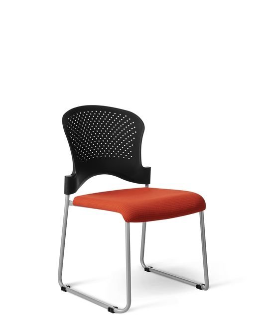 Side View - ST200C Stackable Guest Chair by Office Master