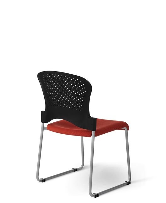 Back View - Office Master ST200C Stackable Guest Chair