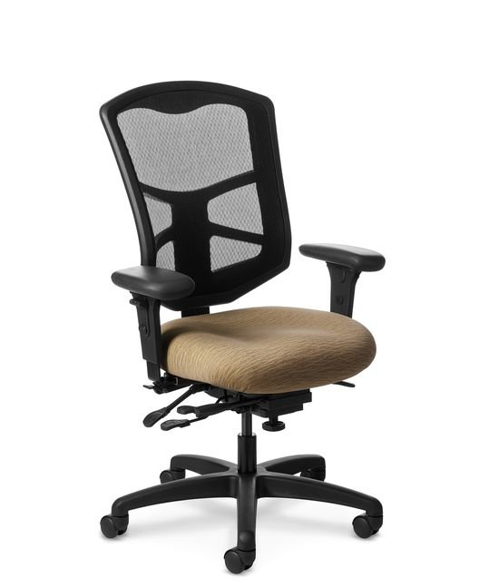 Side View of Office Master YES YS88 High Back Mesh Chair