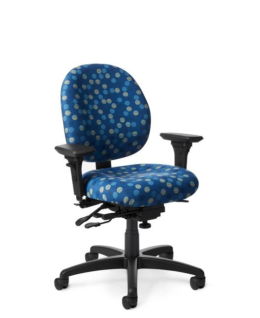 Side View - Office Master PC57D Medium Build Ergonomic Office Chair