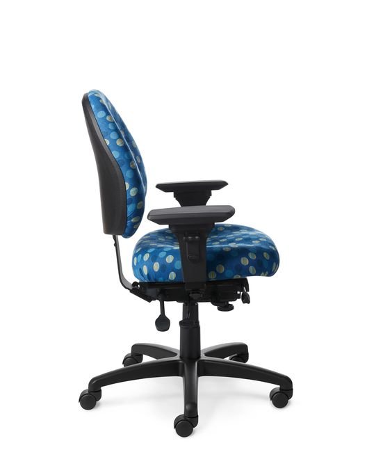 Full Side View - Office Master PC57D Task Chair