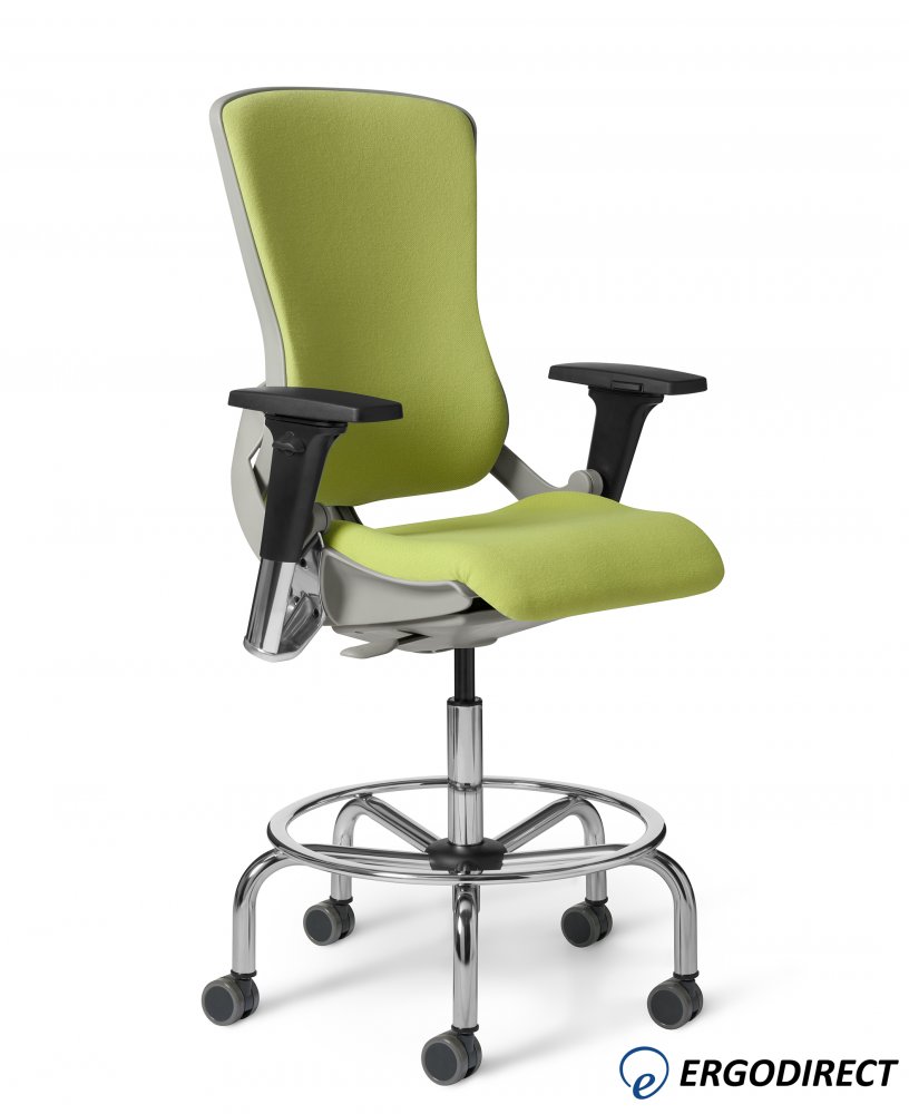 Side View - ED-OM5-EX Gaming Chair with GSP Base & 8" Cylinder Side View - ED-OM5-EX Gaming Chair with GSP Base & 8" Cylinder