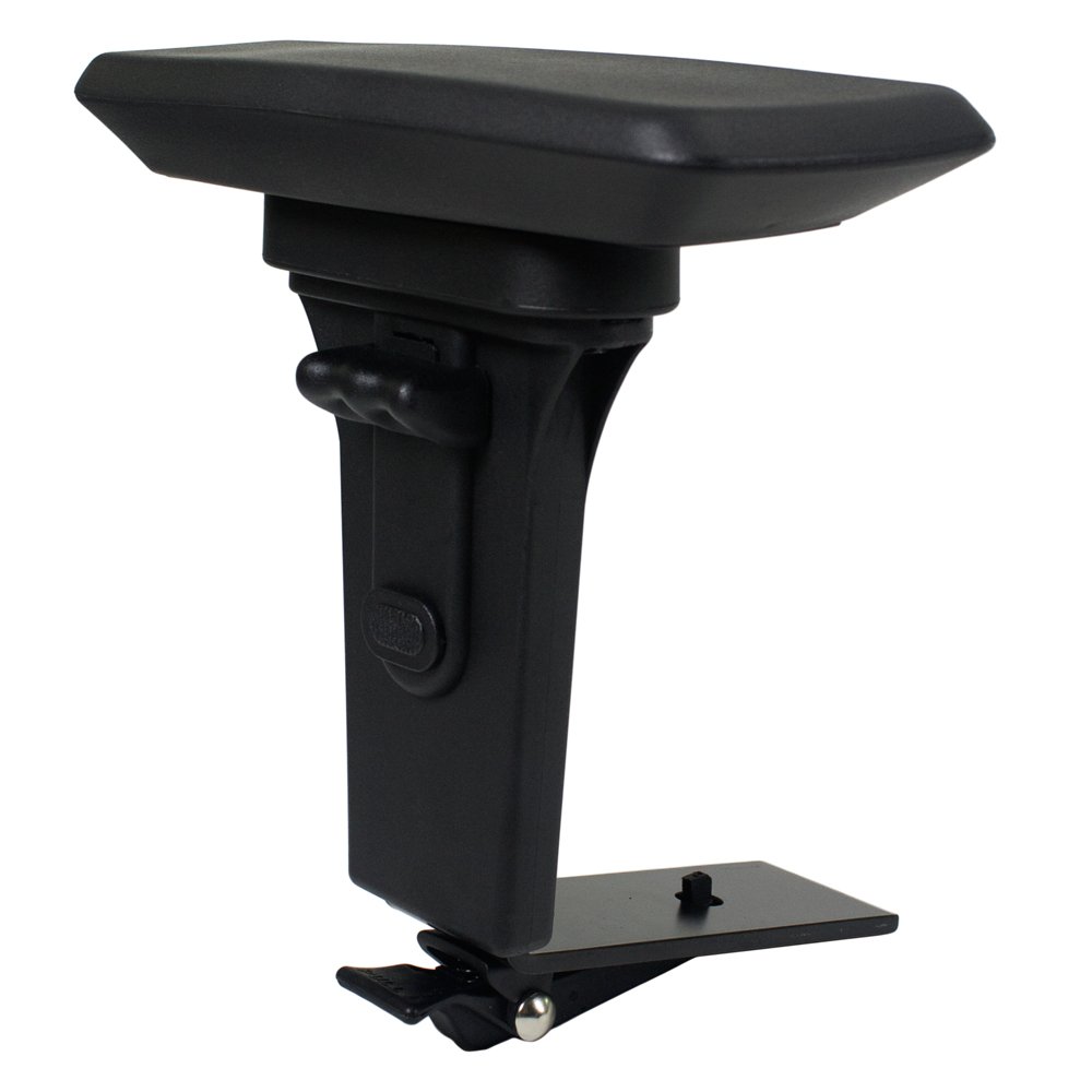 Office Master KR-445 Height (2.75") and Width Adjustable Removable T Arms