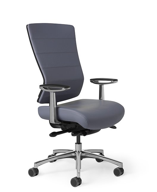 Side View - Office Master AF528 Affirm High-Back Executive Chair
