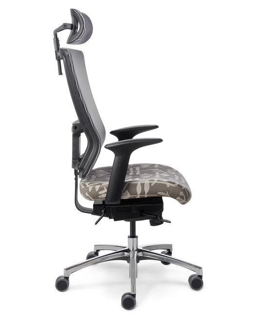 Side View - Office Master Affirm AF519 Ergonomic Office Chair with Headrest